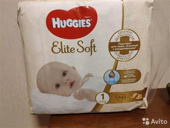     Huggies Elite Soft 1 ( 3-5),   84   ,   , :   