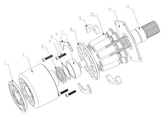         Rexroth A4VSO56 54948728  