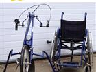 Смотреть фото  Инвалидная коляска с велоприставкой КСИ-1-2-3П Искра 35312148 в Москве