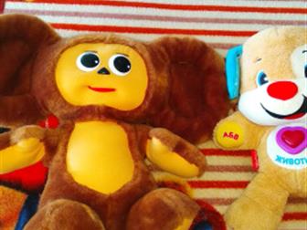 щенок сестричка Fisher price 800 руб, ,щенок с голубыми ушками 800 руб, доска Melissa@doug 500 руб,  в подарок пазл котенокчебурашка 500 руб, пазл Maxi белоснешка в Москве