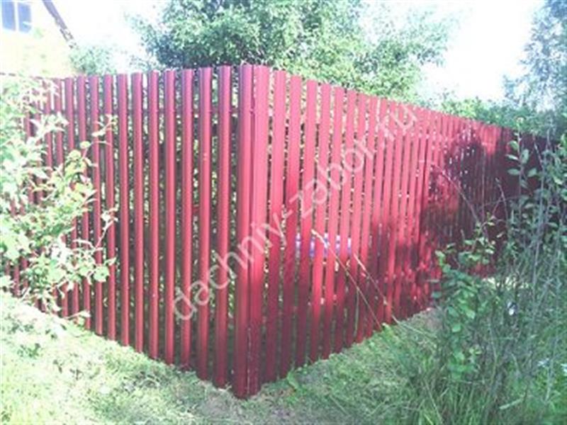 Установка забора из евроштакетника купить за 1300 р. в Москве из рук в ...