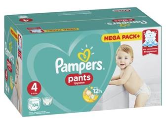 - Pampers Pants 4 9-15 104,   ,         ,         ,  