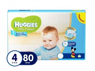   Huggies Ultra Comfort      ,     ,   3 (5-9 ) - 94 ,  -1100 ,    4 (8-14 ) - 80 ,  