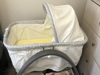 Кроватка-люлька с автоукачиванием BentWood Summer Infant (Саммер Инфант) - уютное гнездышко, в котором ваш малыш будет быстро засыпать под нежные приятные мелодии, в Твери