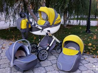 Коляска Anex Sport 3 в 1 безопасна для малыша и удобна для родителей,  И не важно, где вы будете гулять: по асфальтированным тротуарам, брусчатке, гравийным или в Уфе