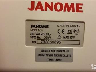  JANOME T-34   ,            ,  4-       